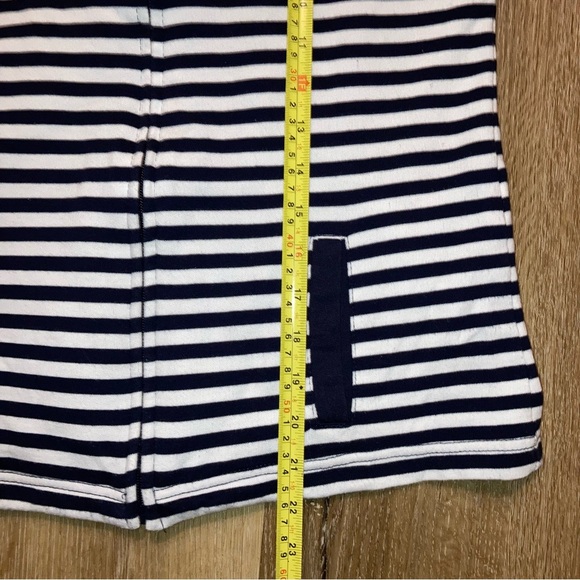 Karen Scott Sport women's active jacket Striped Navy and Red | Preppy | Size PP - Picture 13 of 14